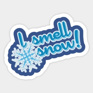 Gilmore Girls - "I smell snow!" Sticker